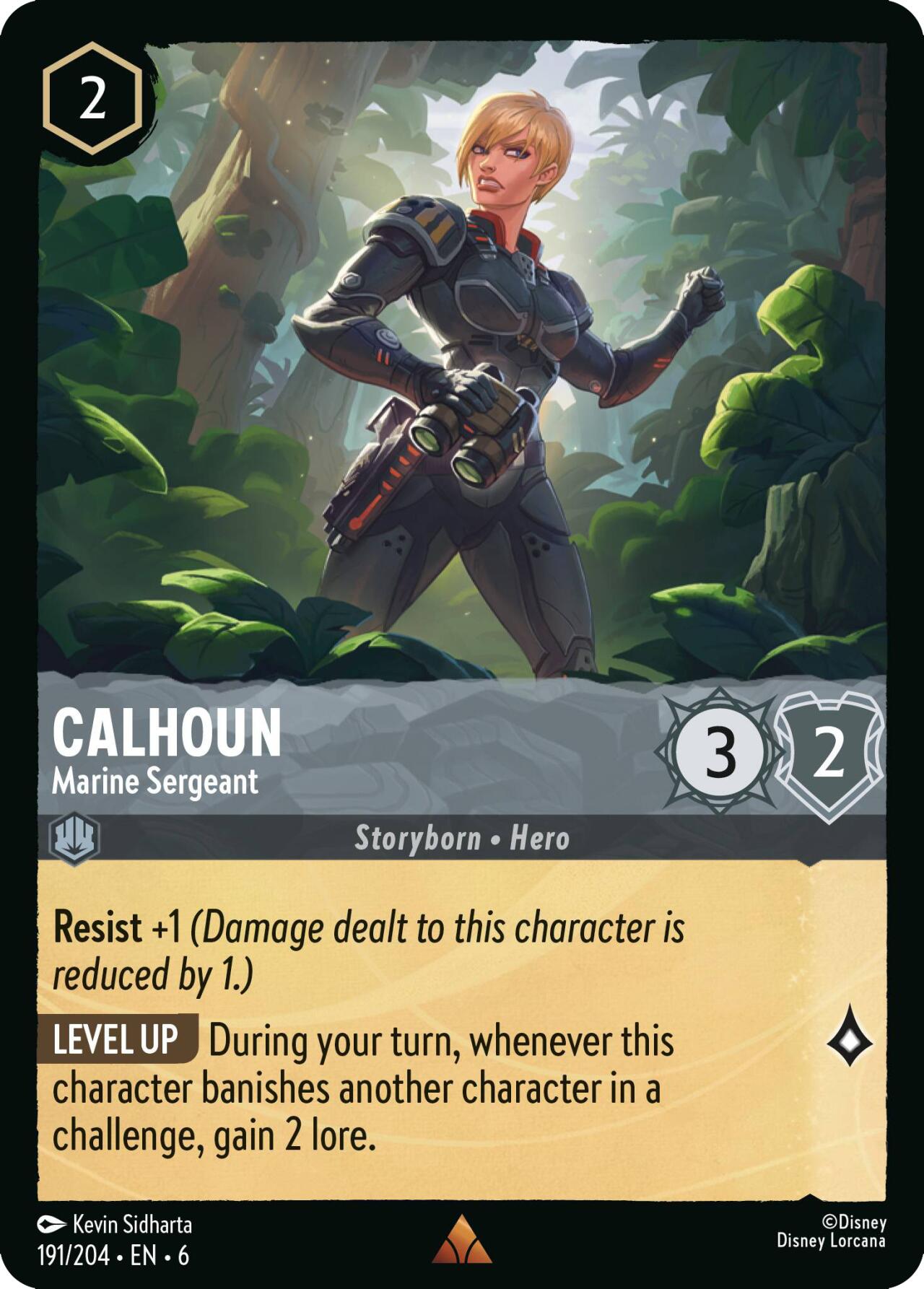 Calhoun - Marine Sergeant (191/204) [Azurite Sea] | Black Swamp Games