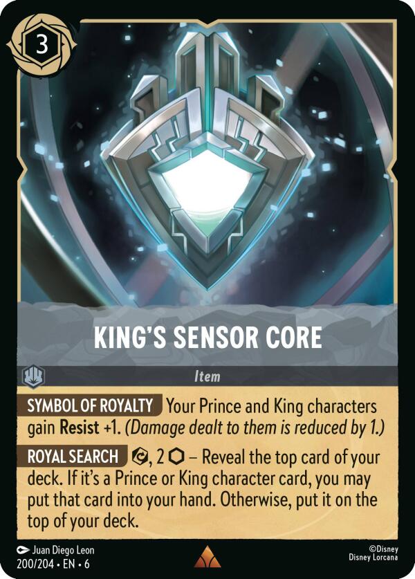 King's Sensor Core (200/204) [Azurite Sea] | Black Swamp Games