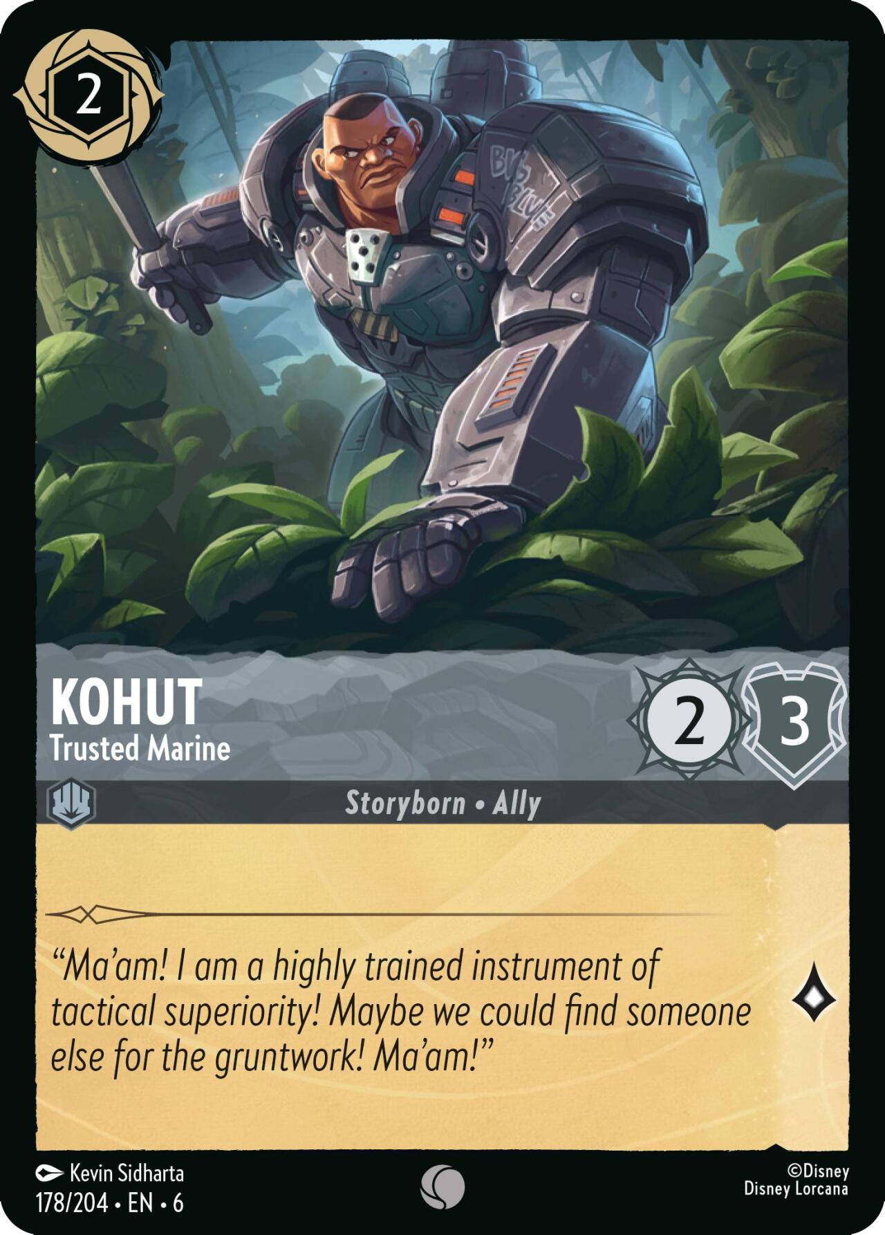 Kohut - Trusted Marine (178/204) [Azurite Sea] | Black Swamp Games