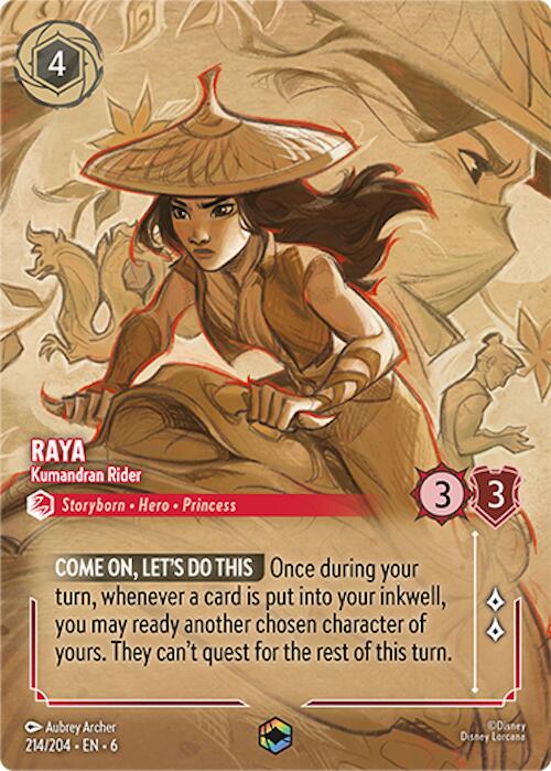 Raya - Kumandran Rider (Enchanted) (214/204) [Azurite Sea] | Black Swamp Games