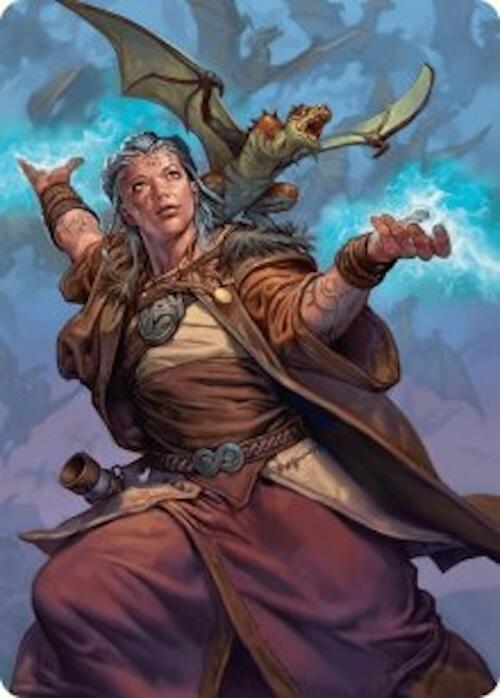 Drake Hatcher 2 Art Card (29/54) [Foundations Art Series] | Black Swamp Games