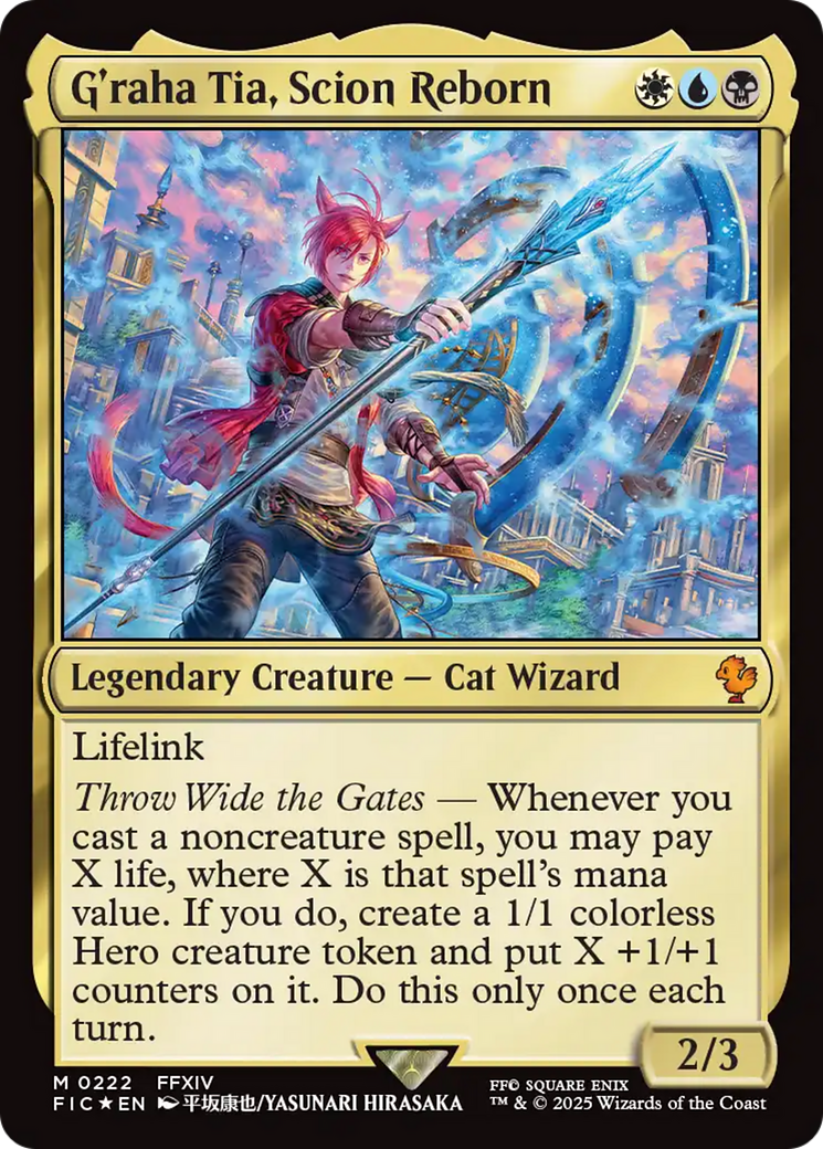 G'raha Tia, Scion Reborn (Surge Foil) [FINAL FANTASY Commander] | Black Swamp Games