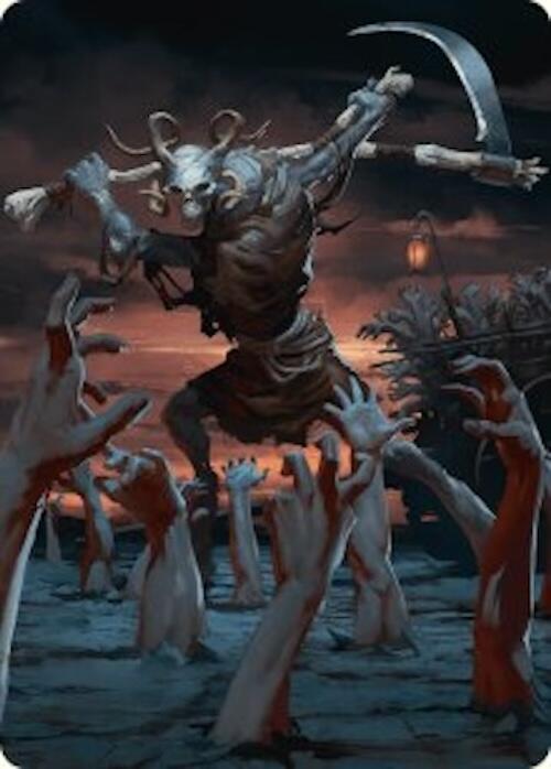 Abyssal Harvester Art Card (34/54) [Foundations Art Series] | Black Swamp Games