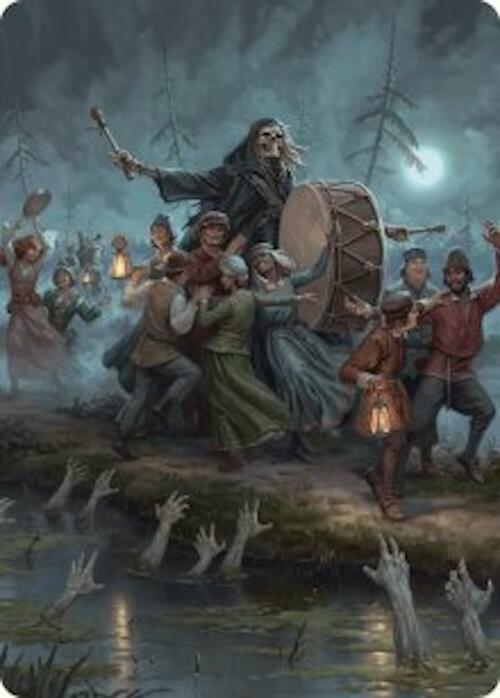 Blasphemous Edict Art Card (35/54) [Foundations Art Series] | Black Swamp Games