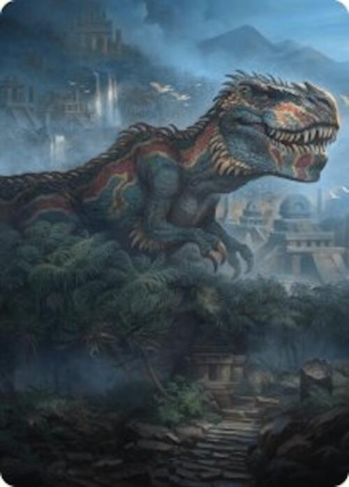 Ghalta, Primal Hunger Art Card (41/54) [Foundations Art Series] | Black Swamp Games
