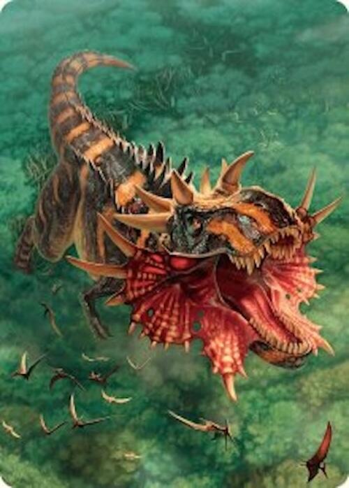Gigantosaurus Art Card (53/54) [Foundations Art Series] | Black Swamp Games