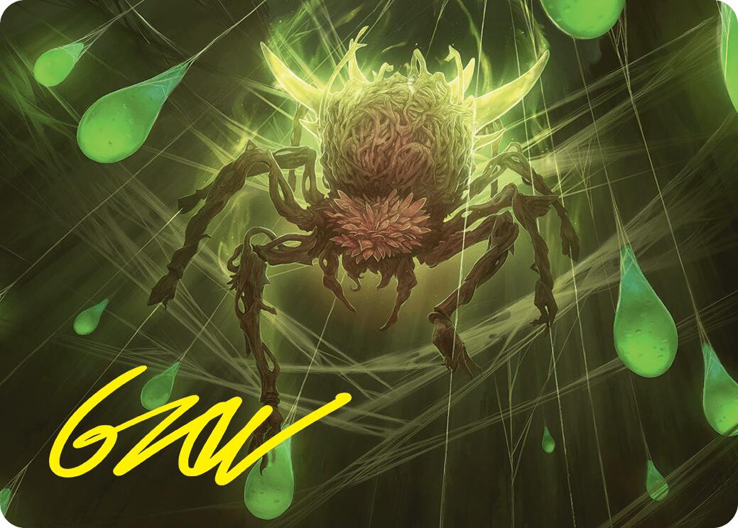 Spinner of Souls Art Card (13/54) (Gold-Stamped Signature) [Foundations Art Series] | Black Swamp Games