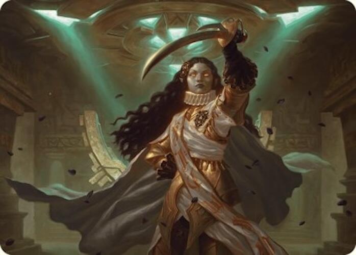 Elenda, Saint of Dusk Art Card (15/54) [Foundations Art Series] | Black Swamp Games