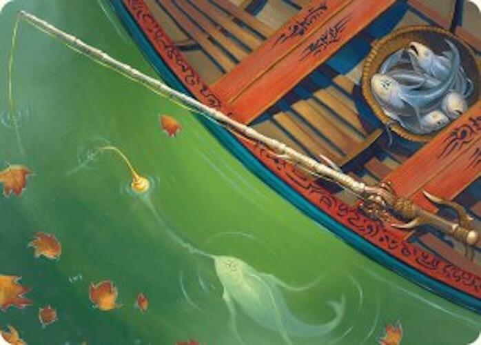 Fishing Pole Art Card (18/54) [Foundations Art Series] | Black Swamp Games