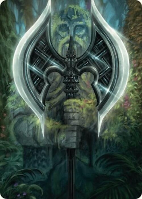Leyline Axe Art Card (49/54) [Foundations Art Series] | Black Swamp Games