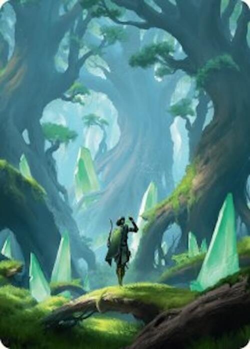 Forest Art Card (25/54) [Foundations Art Series] | Black Swamp Games