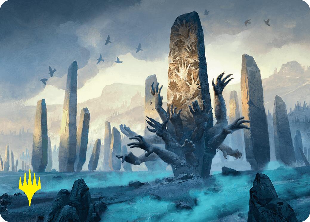 Soulstone Sanctuary Art Card (19/54) (Gold-Stamped Signature) [Foundations Art Series] | Black Swamp Games