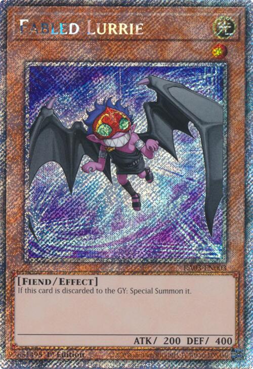 Fabled Lurrie (Platinum Secret Rare) [RA03-EN003] Platinum Secret Rare | Black Swamp Games