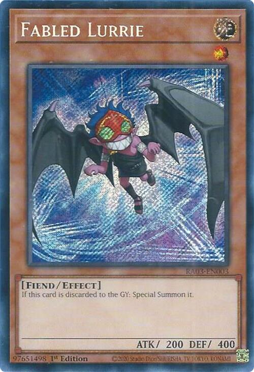Fabled Lurrie (Secret Rare) [RA03-EN003] Secret Rare | Black Swamp Games