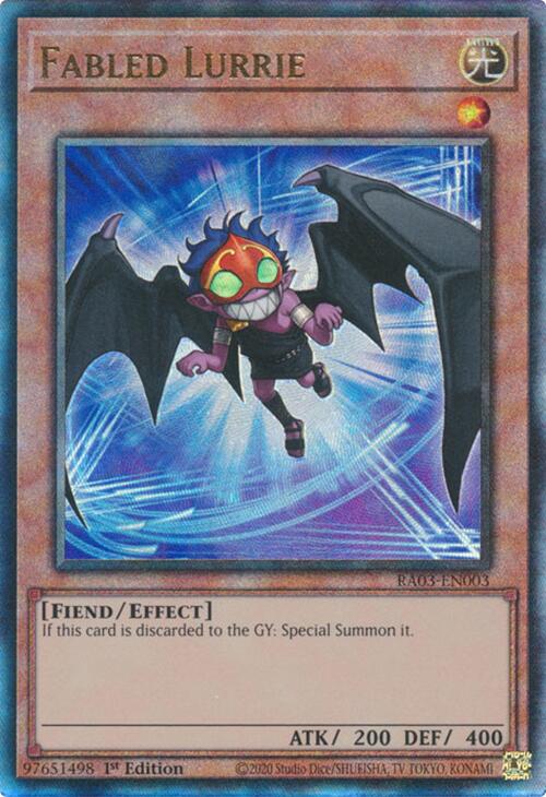 Fabled Lurrie (UTR) [RA03-EN003] Prismatic Ultimate Rare | Black Swamp Games