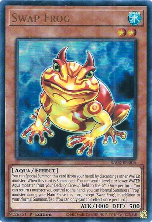 Swap Frog (UR) [RA03-EN005] Ultra Rare | Black Swamp Games