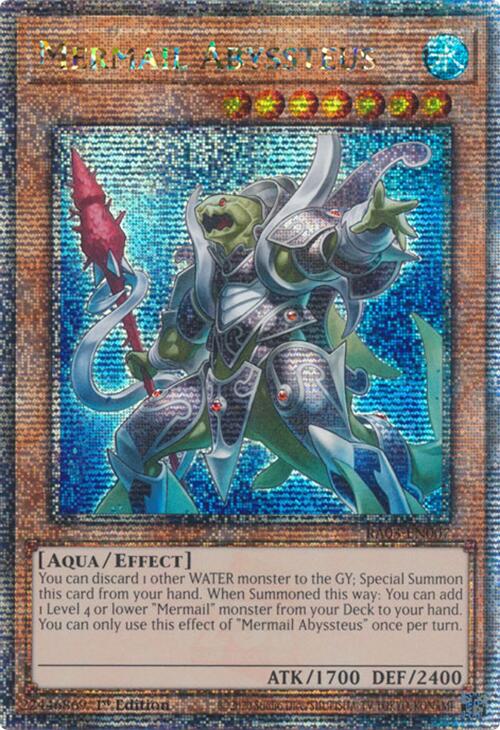 Mermail Abyssteus (Quarter Century Secret Rare) [RA03-EN007] Quarter Century Secret Rare | Black Swamp Games