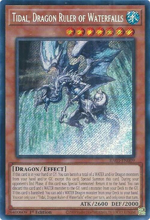 Tidal, Dragon Ruler of Waterfalls (Secret Rare) [RA03-EN009] Secret Rare | Black Swamp Games