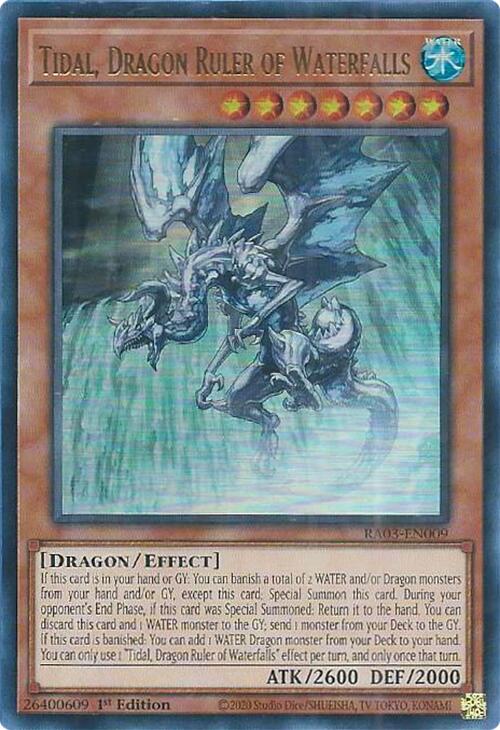 Tidal, Dragon Ruler of Waterfalls (UR) [RA03-EN009] Ultra Rare | Black Swamp Games