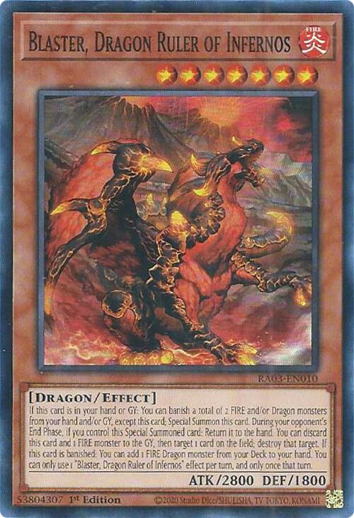 Blaster, Dragon Ruler of Infernos [RA03-EN010] Super Rare | Black Swamp Games