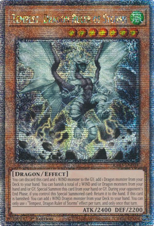 Tempest, Dragon Ruler of Storms (Quarter Century Secret Rare) [RA03-EN011] Quarter Century Secret Rare | Black Swamp Games