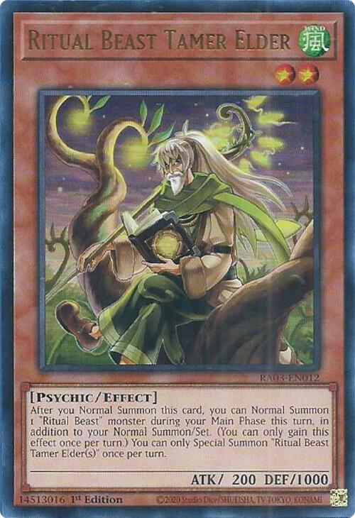 Ritual Beast Tamer Elder (UR) [RA03-EN012] Ultra Rare | Black Swamp Games
