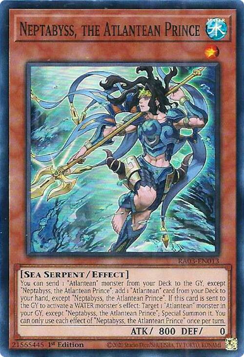 Neptabyss, the Atlantean Prince [RA03-EN013] Super Rare | Black Swamp Games
