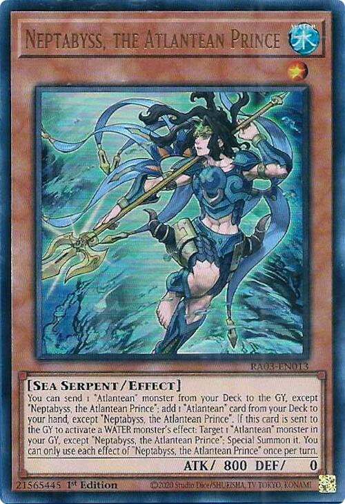 Neptabyss, the Atlantean Prince (UR) [RA03-EN013] Ultra Rare | Black Swamp Games