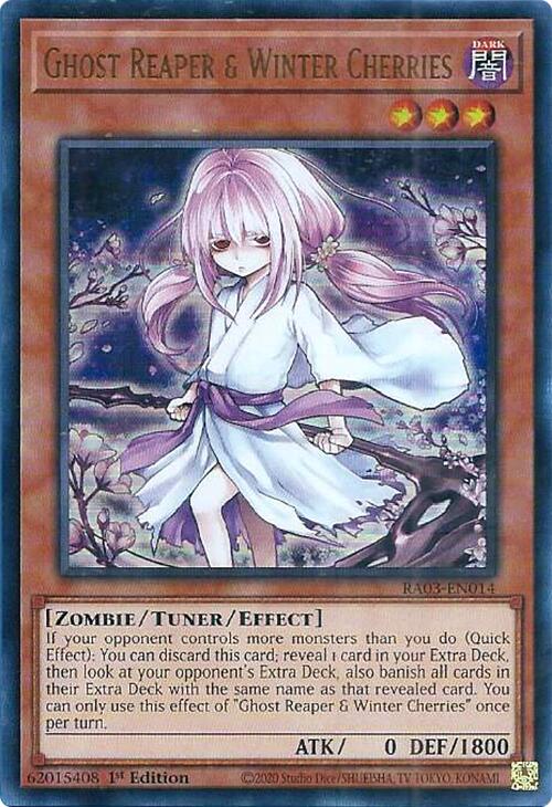 Ghost Reaper & Winter Cherries (Alternate Art) (UR) [RA03-EN014] Ultra Rare | Black Swamp Games
