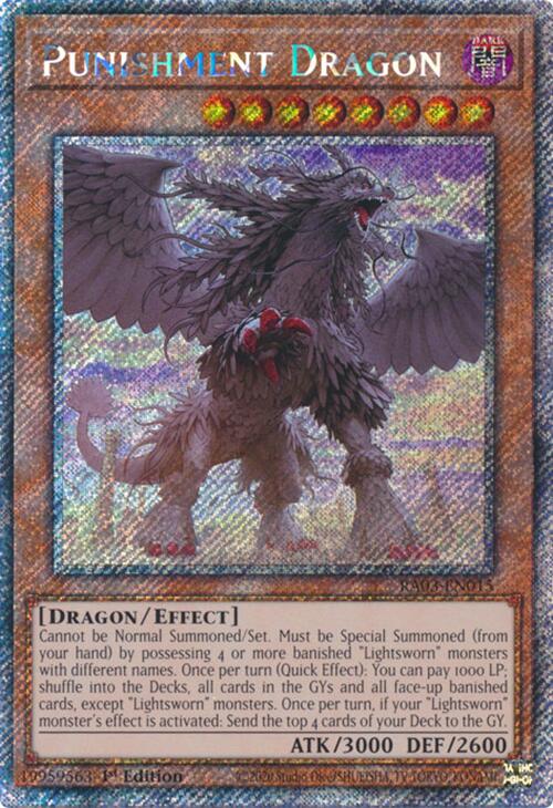 Punishment Dragon (Platinum Secret Rare) [RA03-EN015] Platinum Secret Rare | Black Swamp Games