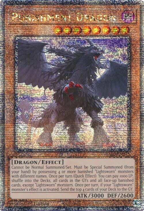 Punishment Dragon (Quarter Century Secret Rare) [RA03-EN015] Quarter Century Secret Rare | Black Swamp Games