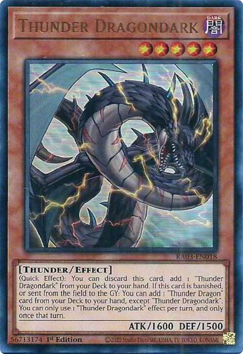 Thunder Dragondark (UR) [RA03-EN018] Ultra Rare | Black Swamp Games