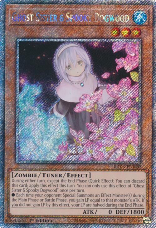 Ghost Sister & Spooky Dogwood (Platinum Secret Rare) [RA03-EN020] Platinum Secret Rare | Black Swamp Games