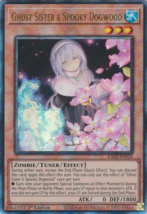 Ghost Sister & Spooky Dogwood (UTR) [RA03-EN020] Prismatic Ultimate Rare | Black Swamp Games