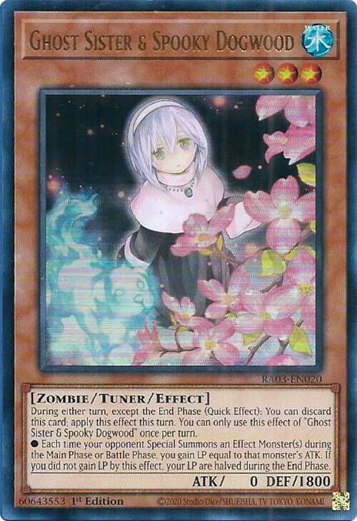 Ghost Sister & Spooky Dogwood (UR) [RA03-EN020] Ultra Rare | Black Swamp Games