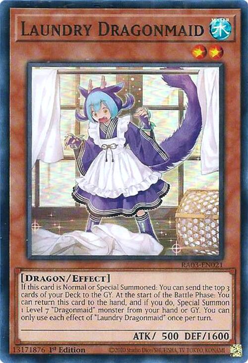 Laundry Dragonmaid [RA03-EN021] Super Rare | Black Swamp Games