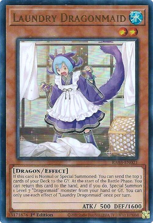 Laundry Dragonmaid (UR) [RA03-EN021] Ultra Rare | Black Swamp Games