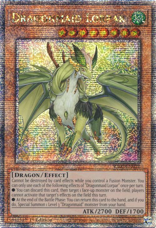 Dragonmaid Lorpar (Quarter Century Secret Rare) [RA03-EN022] Quarter Century Secret Rare | Black Swamp Games