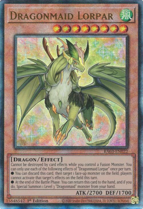 Dragonmaid Lorpar (UTR) [RA03-EN022] Prismatic Ultimate Rare | Black Swamp Games