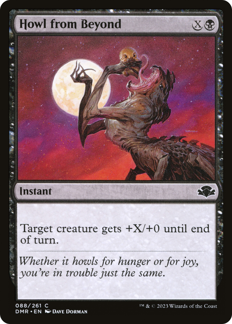 Howl from Beyond [Dominaria Remastered] | Black Swamp Games