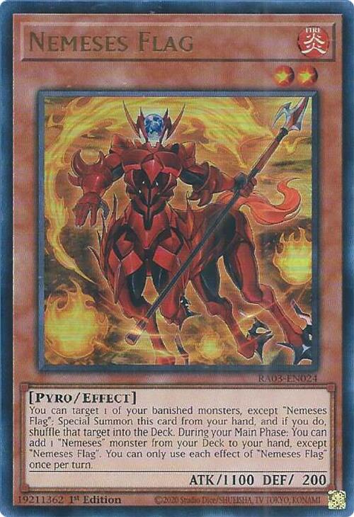 Nemeses Flag (UR) [RA03-EN024] Ultra Rare | Black Swamp Games