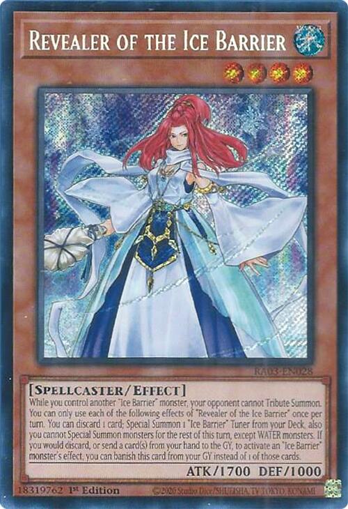 Revealer of the Ice Barrier (Secret Rare) [RA03-EN028] Secret Rare | Black Swamp Games