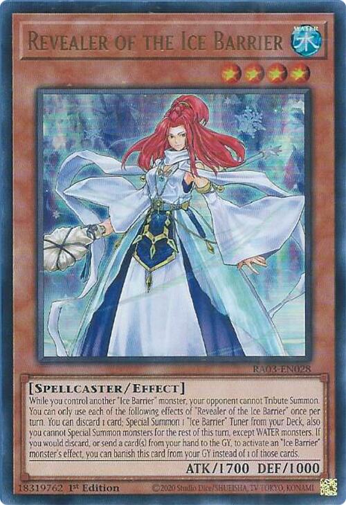 Revealer of the Ice Barrier (UR) [RA03-EN028] Ultra Rare | Black Swamp Games