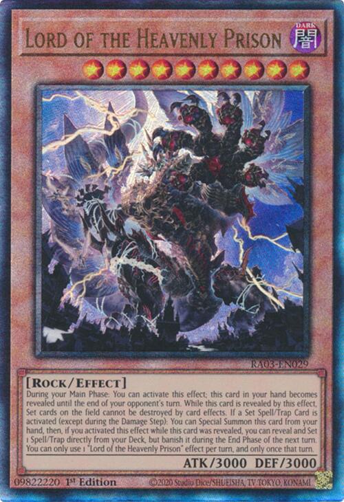 Lord of the Heavenly Prison (UTR) [RA03-EN029] Prismatic Ultimate Rare | Black Swamp Games