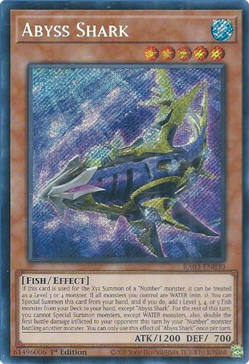 Abyss Shark (Secret Rare) [RA03-EN030] Secret Rare | Black Swamp Games