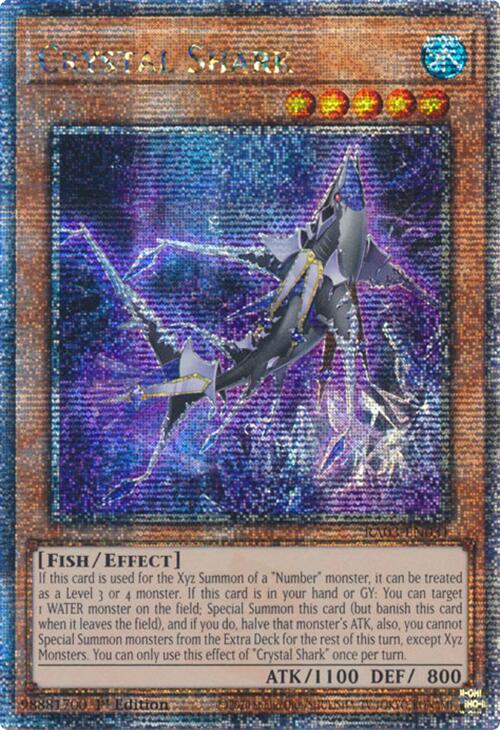 Crystal Shark (Quarter Century Secret Rare) [RA03-EN031] Quarter Century Secret Rare | Black Swamp Games