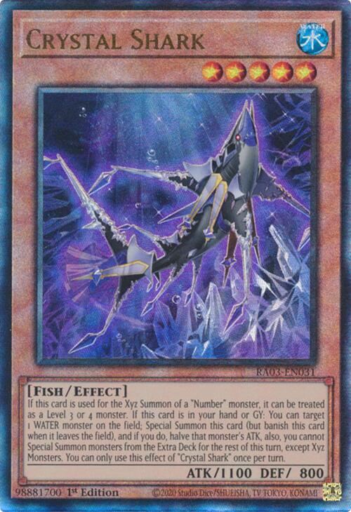 Crystal Shark (UTR) [RA03-EN031] Prismatic Ultimate Rare | Black Swamp Games
