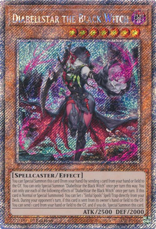 Diabellstar the Black Witch (Platinum Secret Rare) [RA03-EN032] Platinum Secret Rare | Black Swamp Games