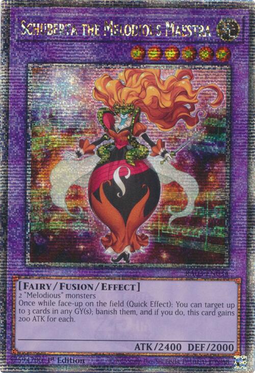 Schuberta the Melodious Maestra (Quarter Century Secret Rare) [RA03-EN034] Quarter Century Secret Rare | Black Swamp Games