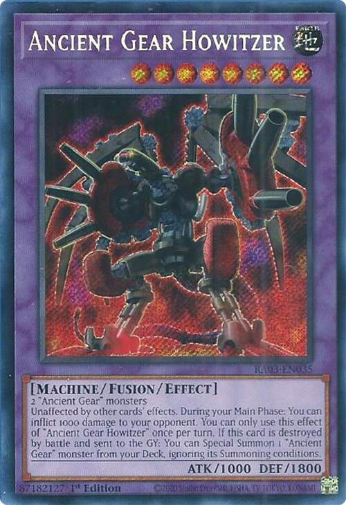 Ancient Gear Howitzer (Secret Rare) [RA03-EN035] Secret Rare | Black Swamp Games